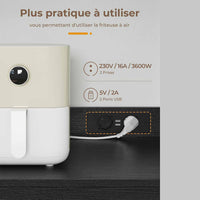 Armoires de Cuisine avec LED Multiprise Plan de Travail Grand Tiroir et Étagères Réglables 70x40x35 cm Noir - FR.SIKAIC