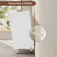 Meuble sous Lavabo Salle de Bain avec 2 Grands Tiroirs et Pieds 80x30x56 cm Blanc - FR.SIKAIC